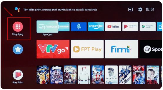 Cách tải VTV Go trên tivi Casper