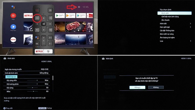 Tivi Xiaomi bị mất màu