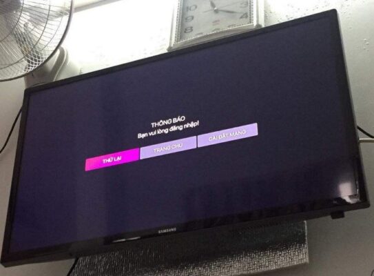 Ứng dụng FPT Play trên tivi Sony bị lỗi