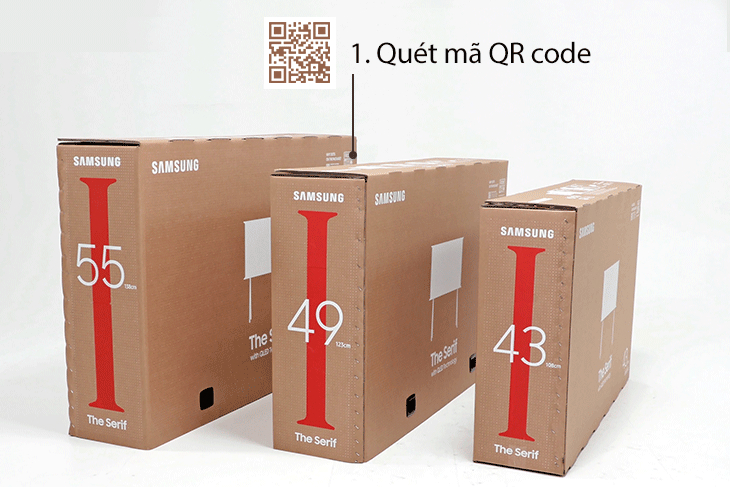 Cách kiểm tra tivi Samsung chính hãng