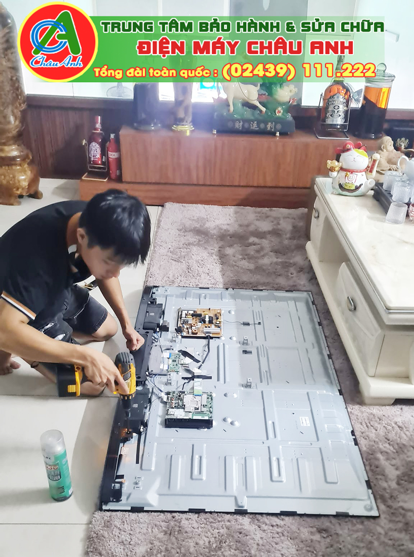 thay đèn LED tivi Samsung