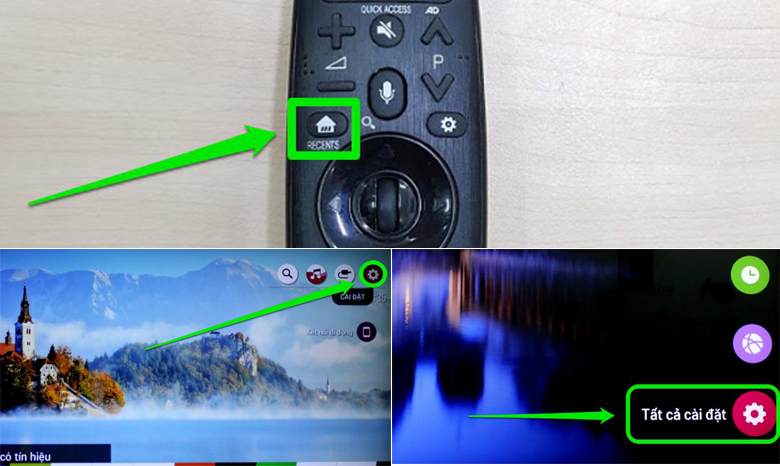 Bật Bluetooth trên tivi LG