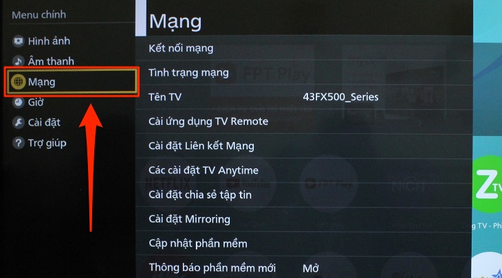 Cách cập nhật phần mềm tivi Panasonic