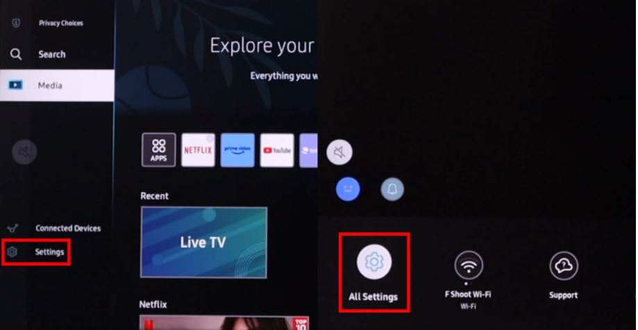 Cách tắt giọng nói trên tivi Samsung
