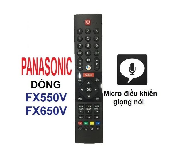 Điều khiển tivi Panasonic bằng giọng nói