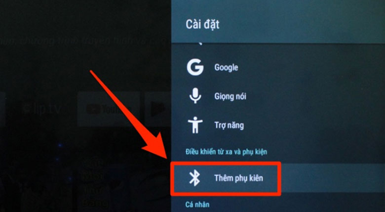 Điều khiển tivi Panasonic bằng giọng nói