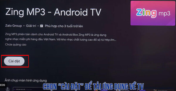 Tải ứng dụng trên Android tivi Panasonic