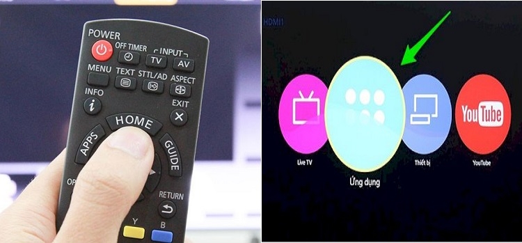 Tải ứng dụng trên Smart tivi Panasonic