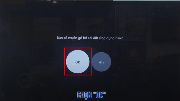 Cách xóa ứng dụng trên tivi Panasonic