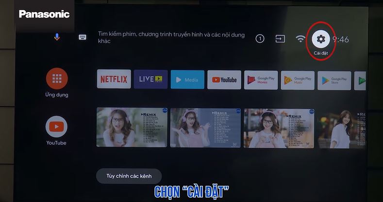 Cách xóa ứng dụng trên tivi Panasonic
