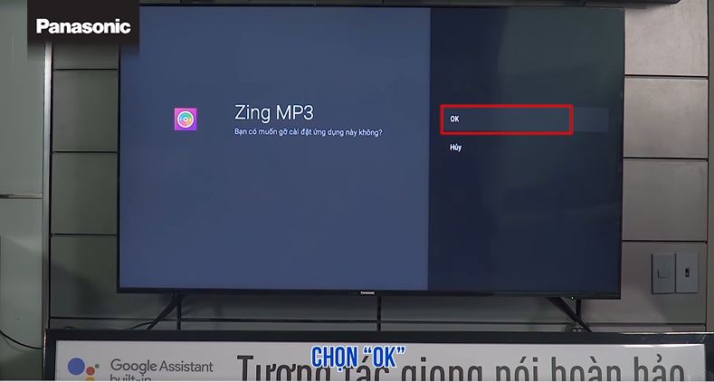Cách xóa ứng dụng trên tivi Panasonic