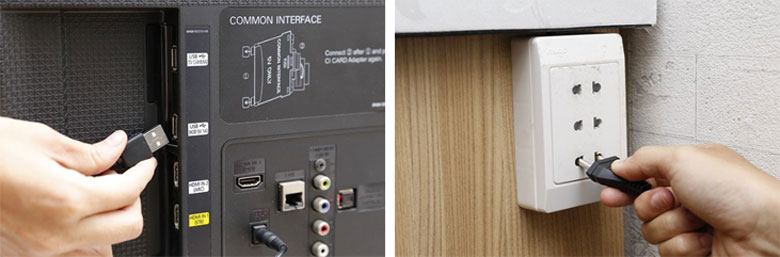 Kết nối tivi Panasonic với loa qua cổng AV