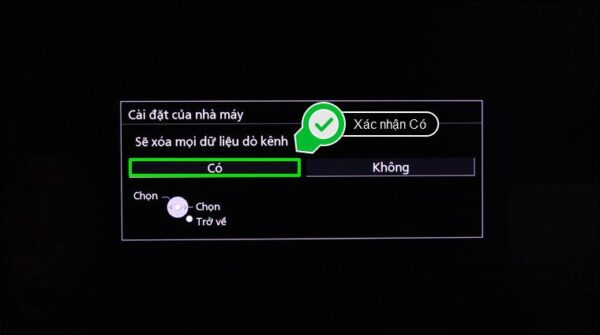 Cách reset smart tivi Panasonic