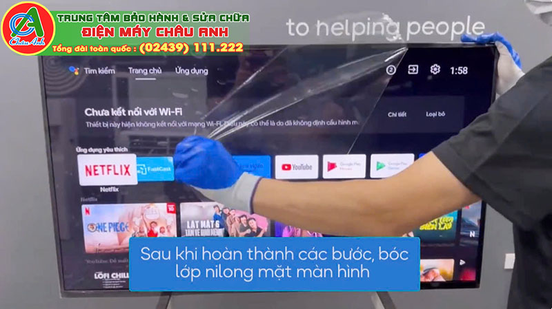 Thay màn hình tivi Sony 49 inch