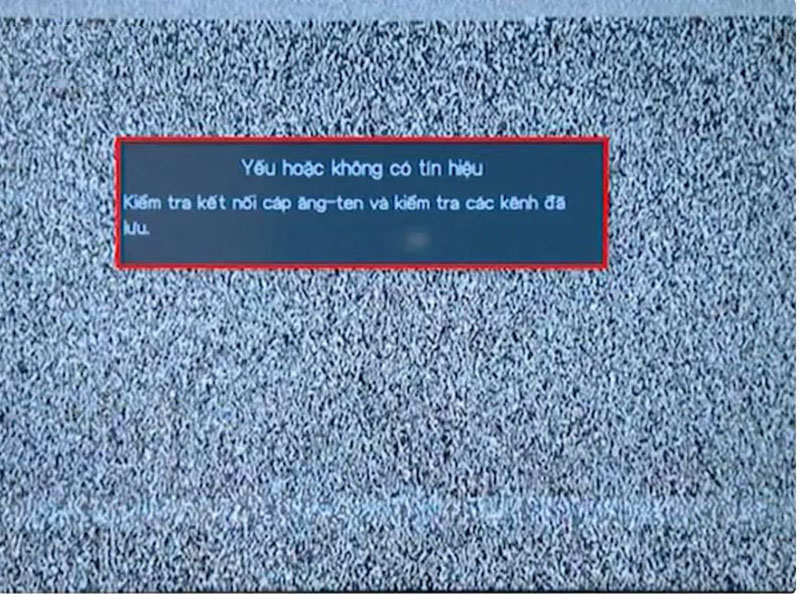 Tivi Panasonic bị mất tín hiệu