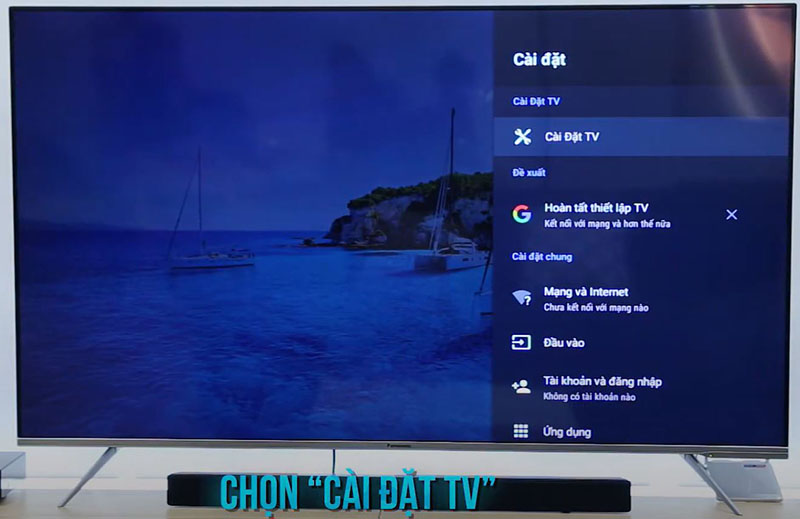 Tự động tắt nguồn trên tivi Android Panasonic