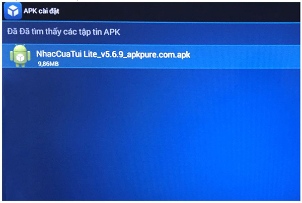Cài đặt file APK trên tivi Panasonic