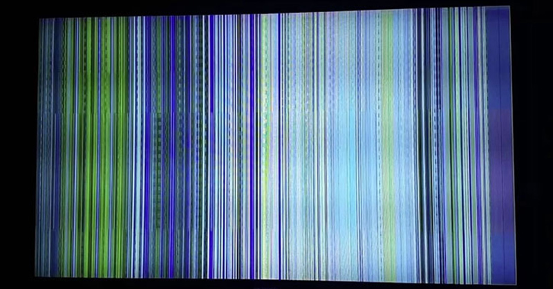 tivi Panasonic bị sọc màn hình