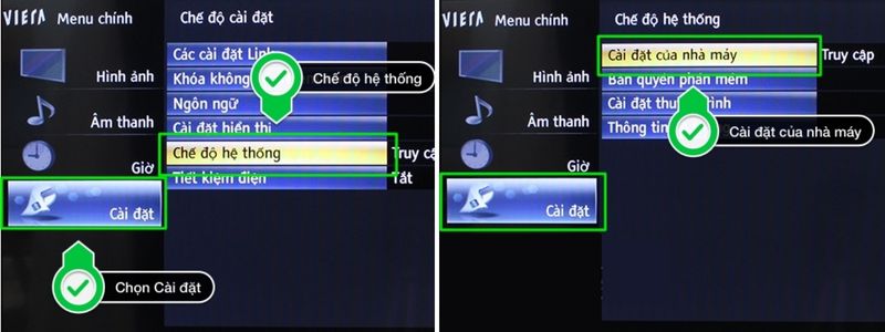 tivi Panasonic bị sọc màn hình