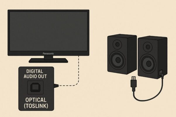 Xuất âm thanh qua cổng Optical trên tivi Panasonic