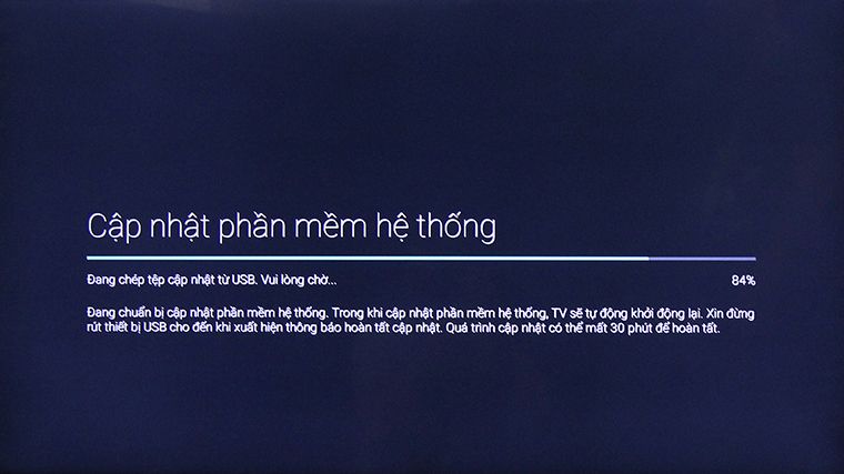 Cập nhật phần mềm bằng USB trên tivi Hisense