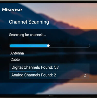 Dò kênh trên tivi Hisense