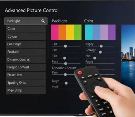 Cài đặt hình ảnh trên tivi Hisense