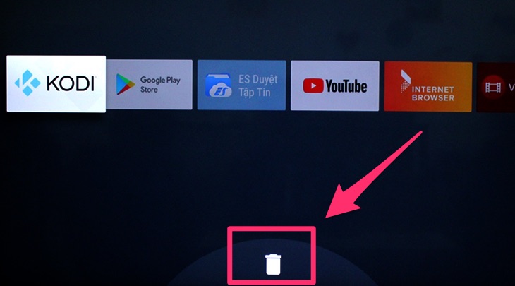 Cách xóa ứng dụng trên tivi Hisense