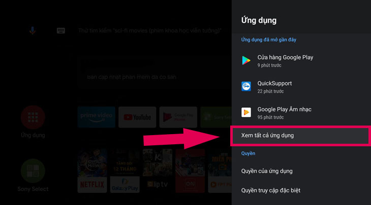 Cách xóa ứng dụng trên tivi Hisense