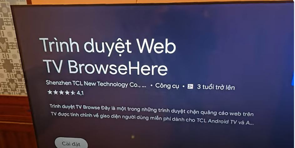 Cách duyệt web trên tivi Hisense