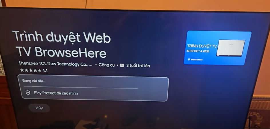 Cách duyệt web trên tivi Hisense