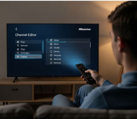 Cách sắp xếp kênh trên tivi Hisense