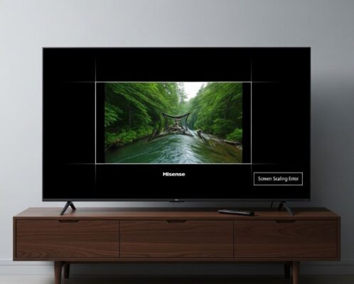 Tivi Hisense bị co màn hình