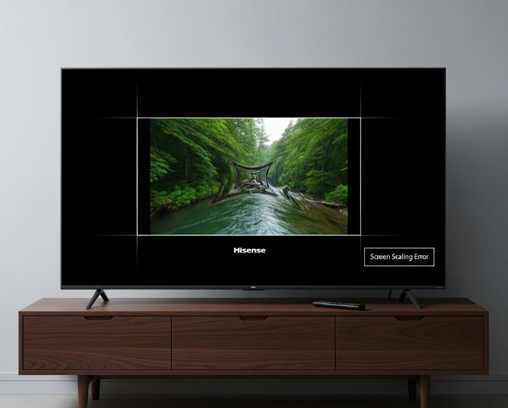 Tivi Hisense bị co màn hình