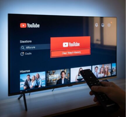 Cách xóa lịch sử YouTube trên tivi Hisense