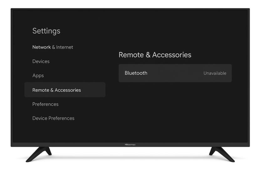 Tivi Hisense bị mất Bluetooth
