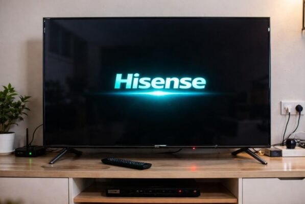 Tivi Hisense bị treo logo
